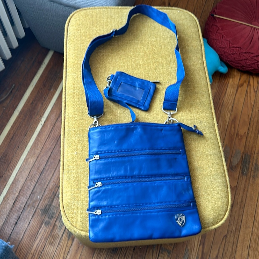 Cobalt Blue Heys Crossbody Travel Bag UNISEX